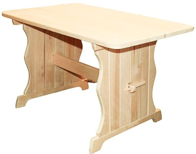 Стол для бани 1000мм осина