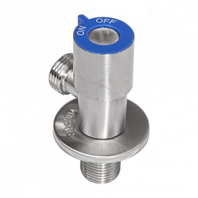 Кран угловой 1/2х3/4" ш/ш AISI304 нерж 542482
